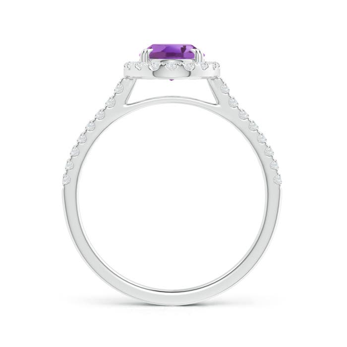 A - Amethyst / 1.49 CT / 14 KT White Gold