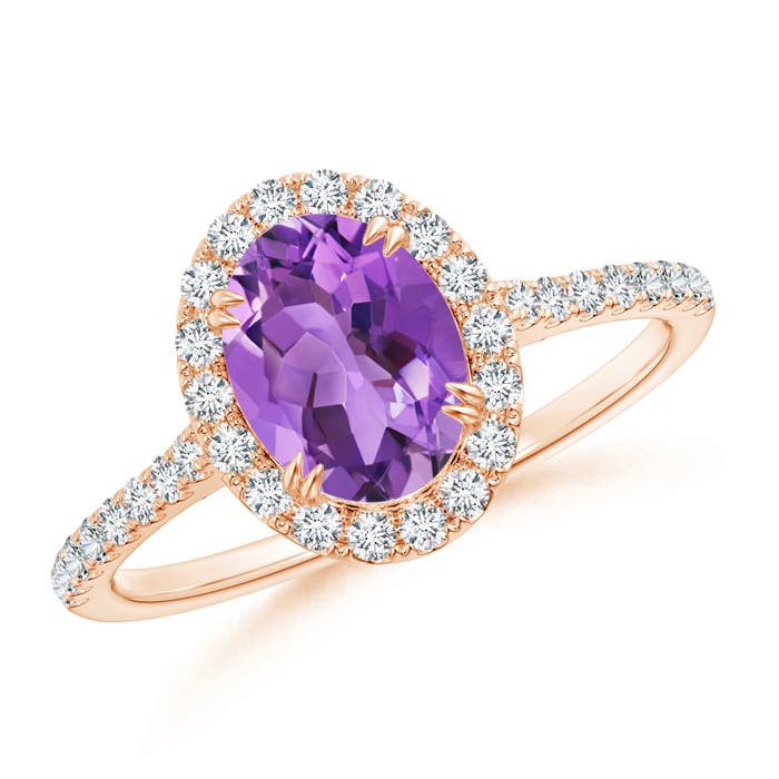 AA - Amethyst / 1.49 CT / 14 KT Rose Gold