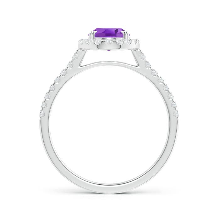 AA - Amethyst / 1.49 CT / 14 KT White Gold