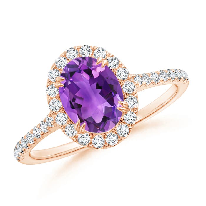 AAA - Amethyst / 1.49 CT / 14 KT Rose Gold