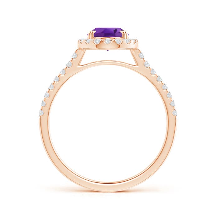 AAA - Amethyst / 1.49 CT / 14 KT Rose Gold