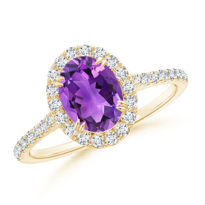 AAA - Amethyst / 1.49 CT / 14 KT Yellow Gold