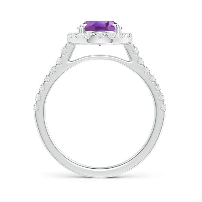 A - Amethyst / 2.05 CT / 14 KT White Gold