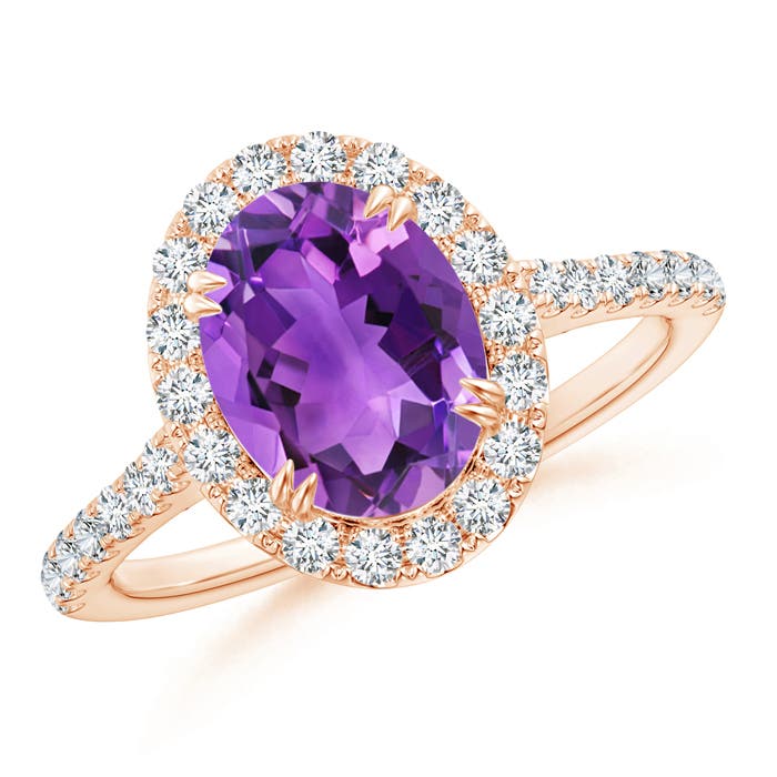 AAA - Amethyst / 2.05 CT / 14 KT Rose Gold