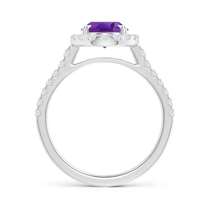 AAA - Amethyst / 2.05 CT / 14 KT White Gold