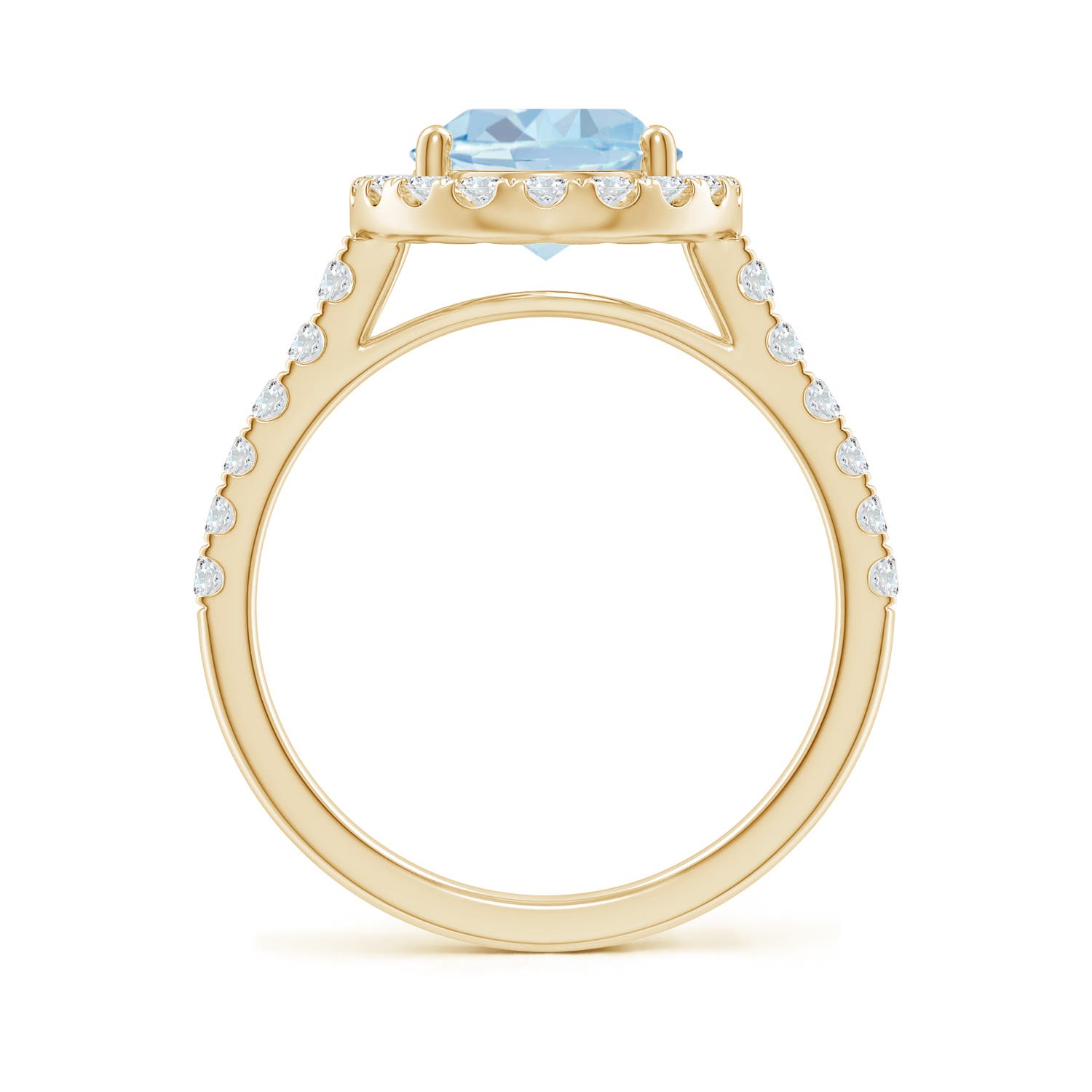 A - Aquamarine / 2.83 CT / 14 KT Yellow Gold