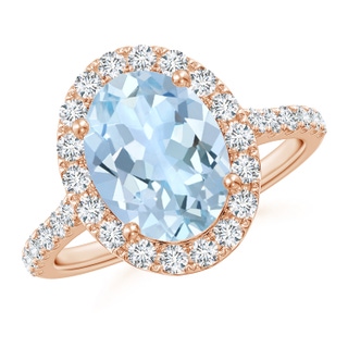 Oval AA Aquamarine