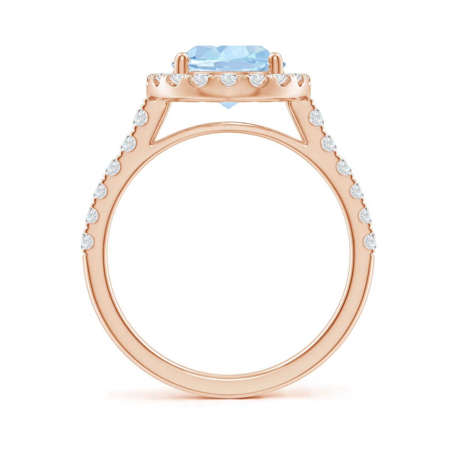 AA - Aquamarine / 2.83 CT / 14 KT Rose Gold