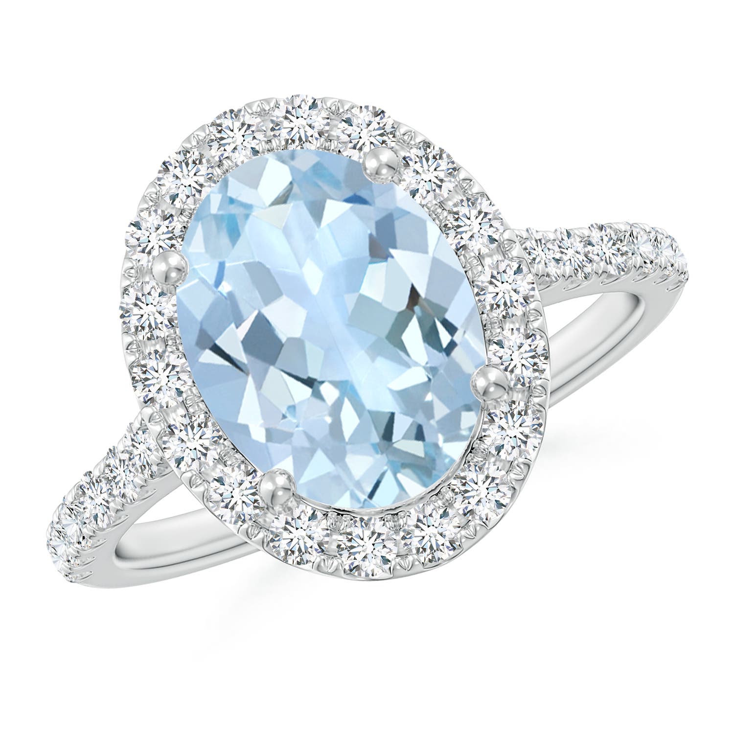 AA - Aquamarine / 2.83 CT / 14 KT White Gold