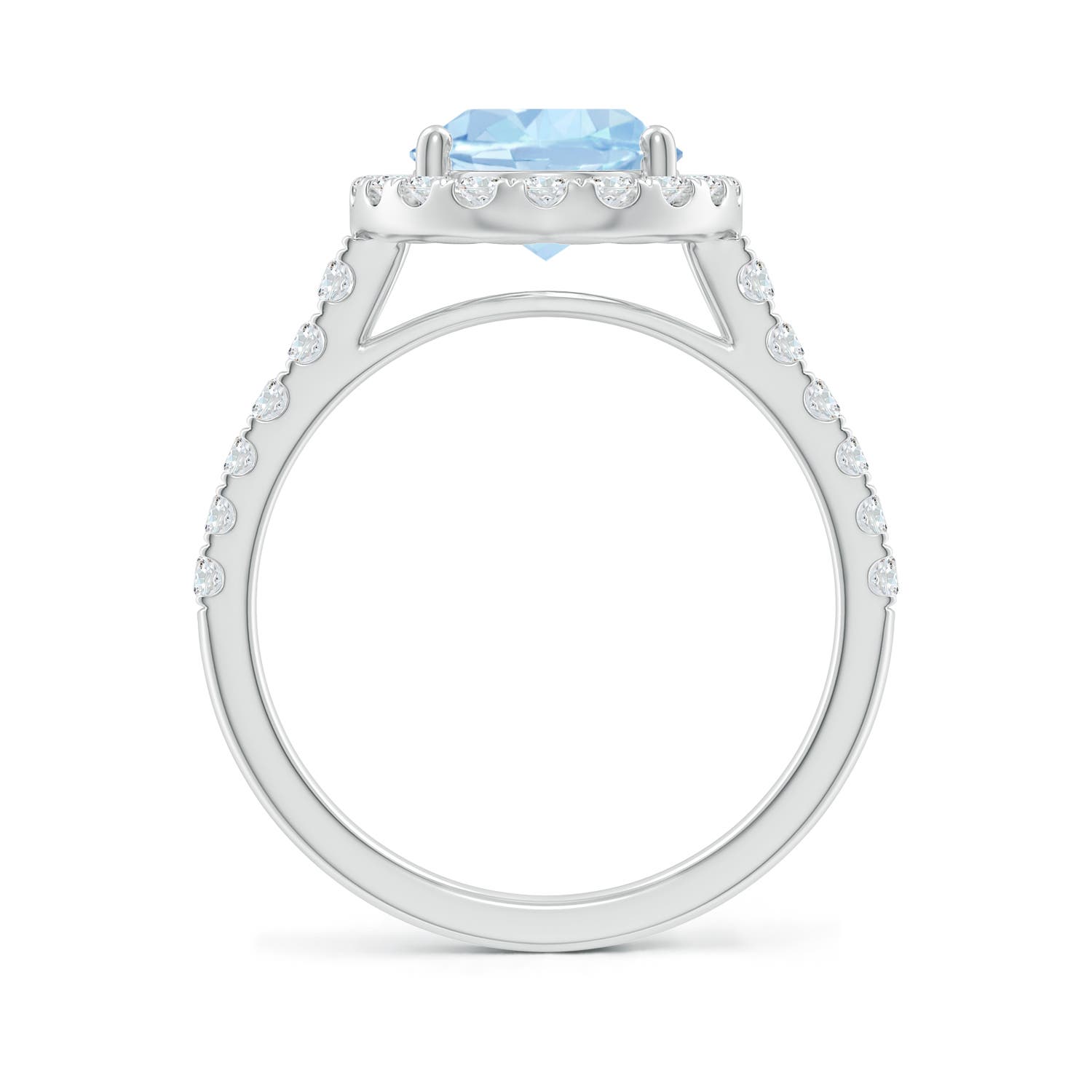 AA - Aquamarine / 2.83 CT / 14 KT White Gold