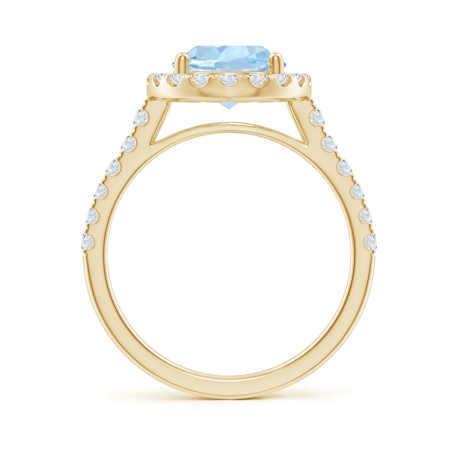 AA - Aquamarine / 2.83 CT / 14 KT Yellow Gold