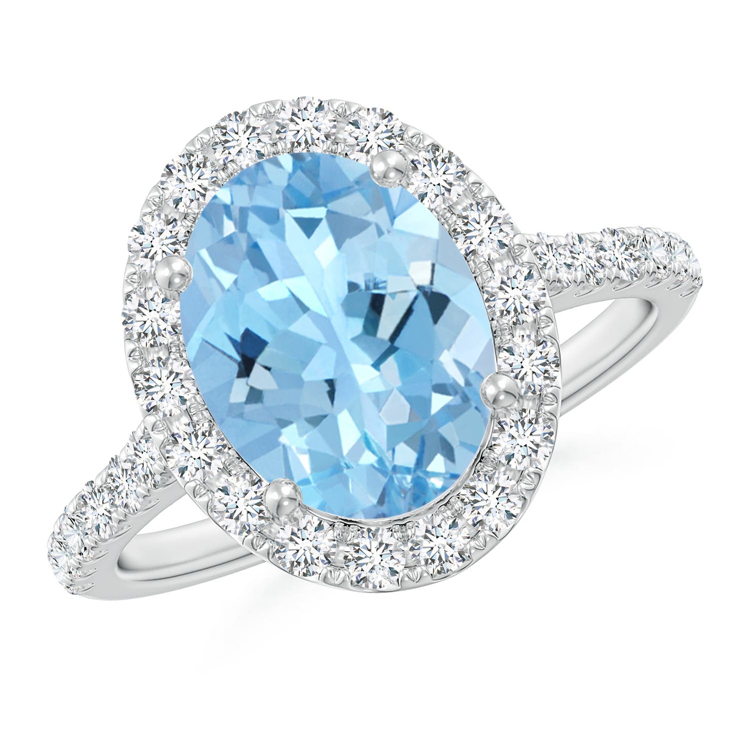 AAAA - Aquamarine / 2.83 CT / 14 KT White Gold