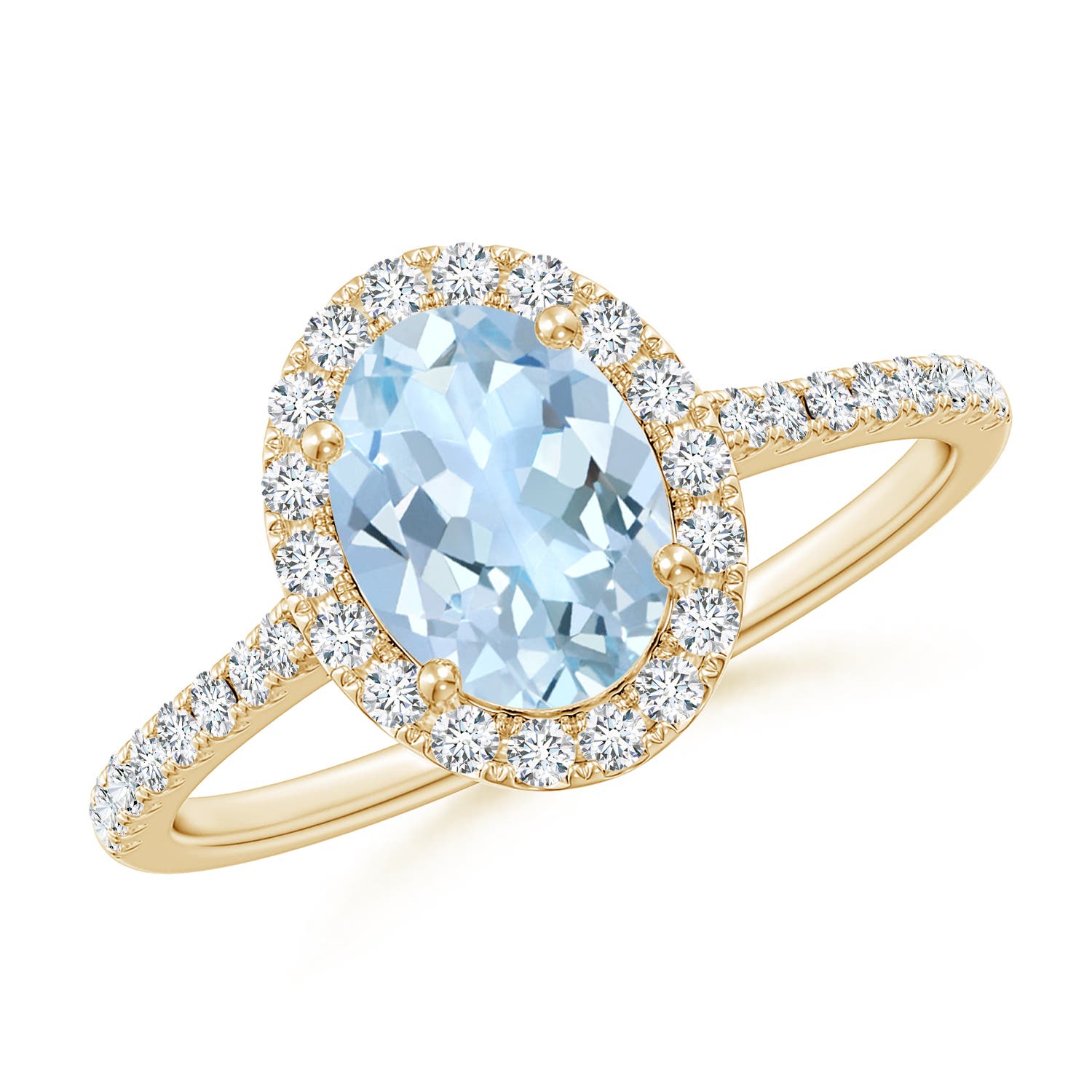 AA - Aquamarine / 1.34 CT / 14 KT Yellow Gold