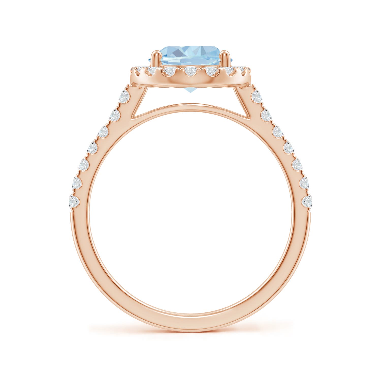 A - Aquamarine / 1.95 CT / 14 KT Rose Gold