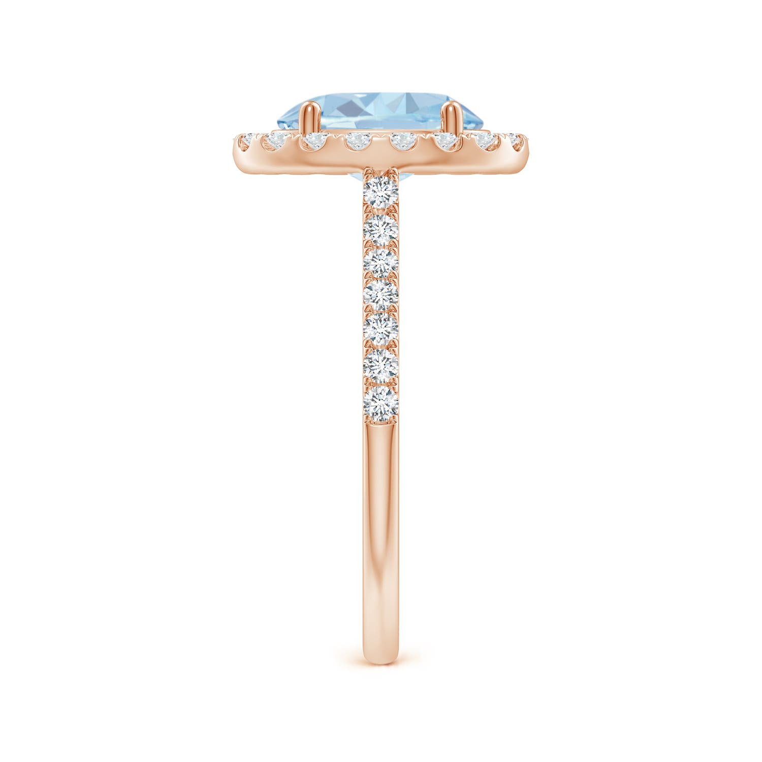 A - Aquamarine / 1.95 CT / 14 KT Rose Gold