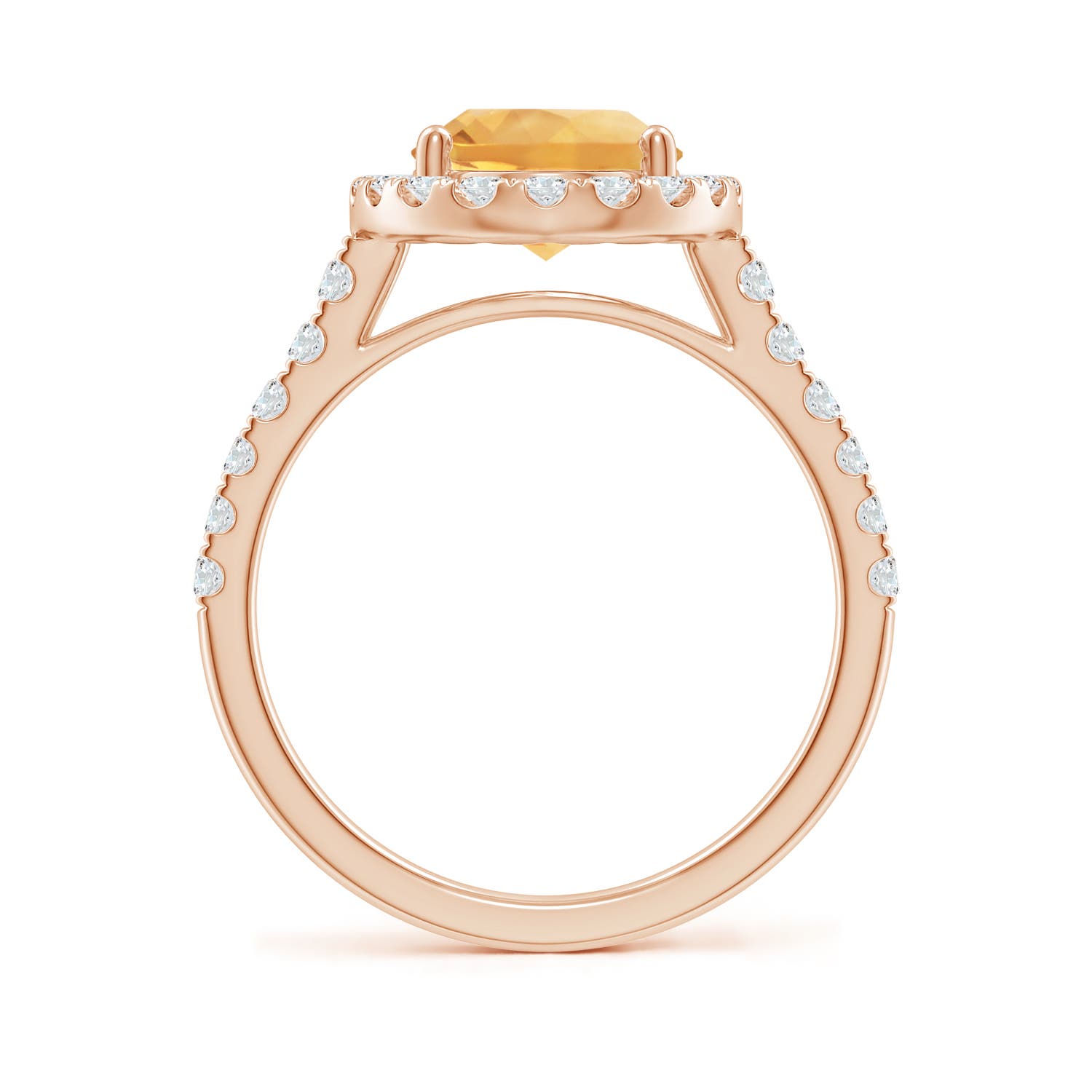 A - Citrine / 3.13 CT / 14 KT Rose Gold