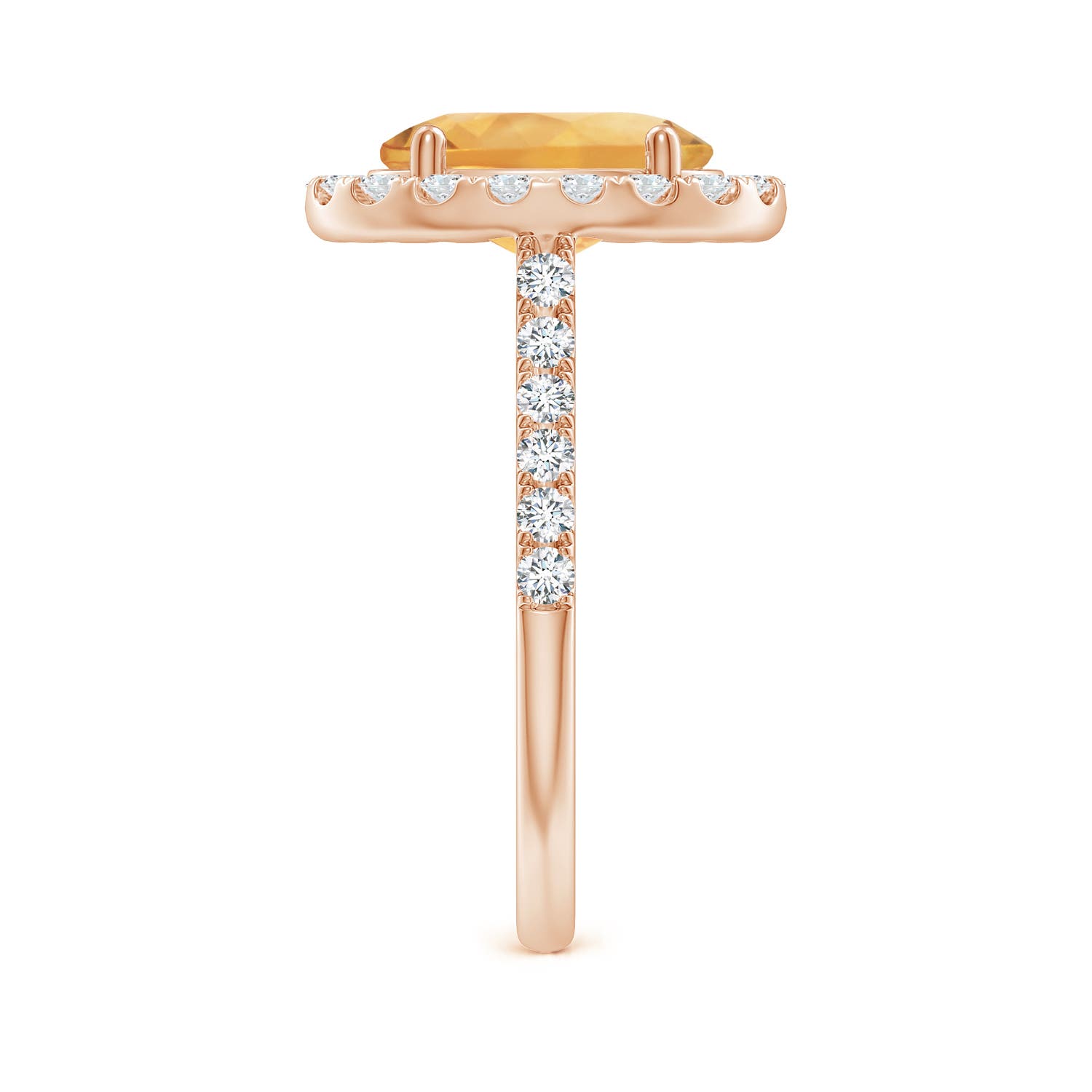 A - Citrine / 3.13 CT / 14 KT Rose Gold