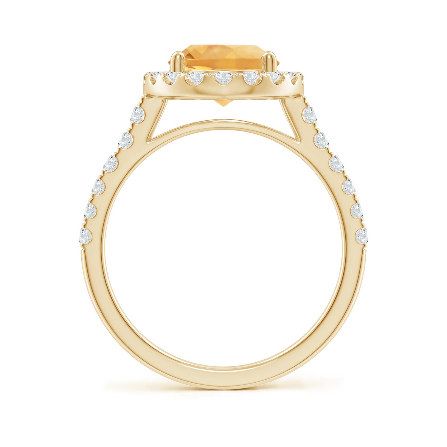 A - Citrine / 3.13 CT / 14 KT Yellow Gold