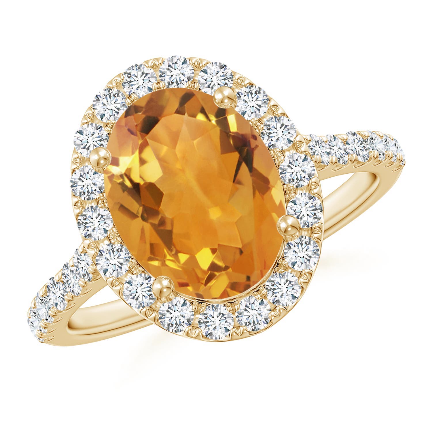 AA - Citrine / 3.13 CT / 14 KT Yellow Gold