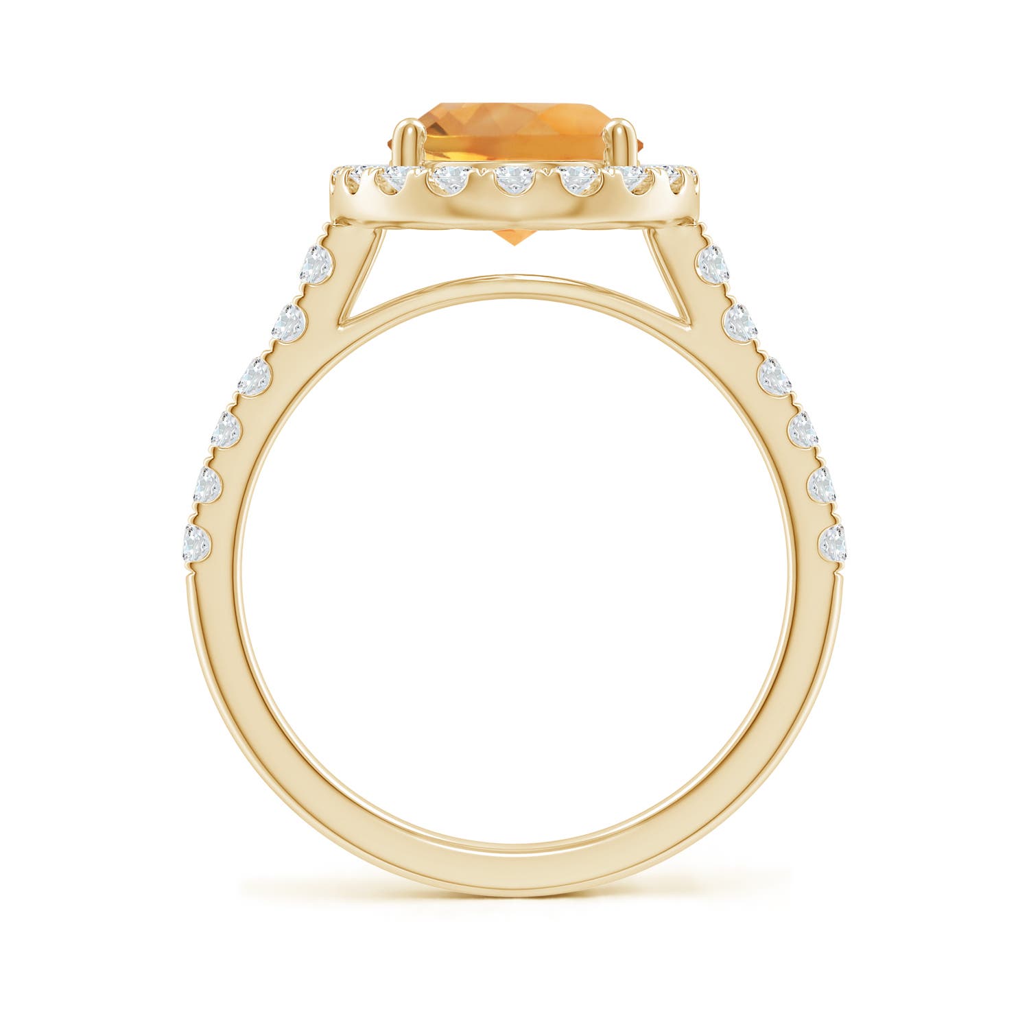 AA - Citrine / 3.13 CT / 14 KT Yellow Gold