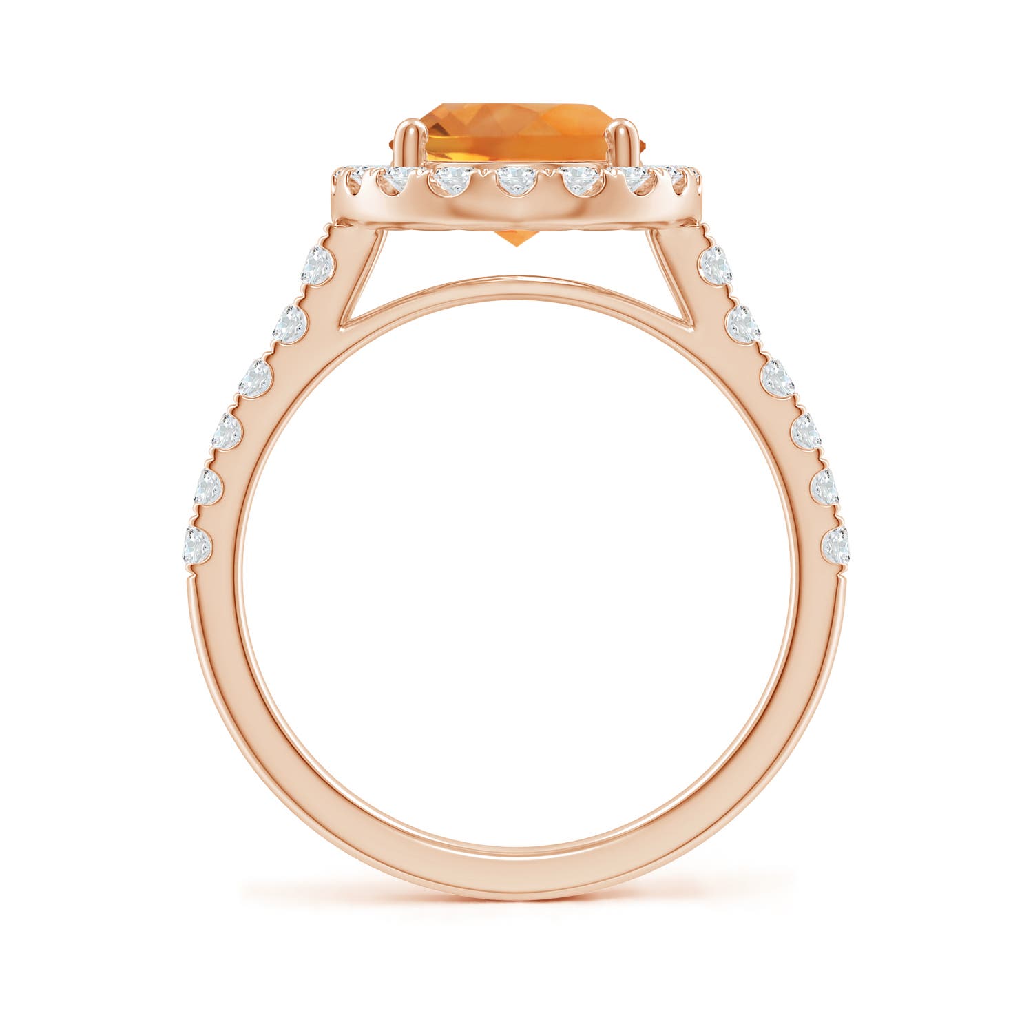 AAA - Citrine / 3.13 CT / 14 KT Rose Gold