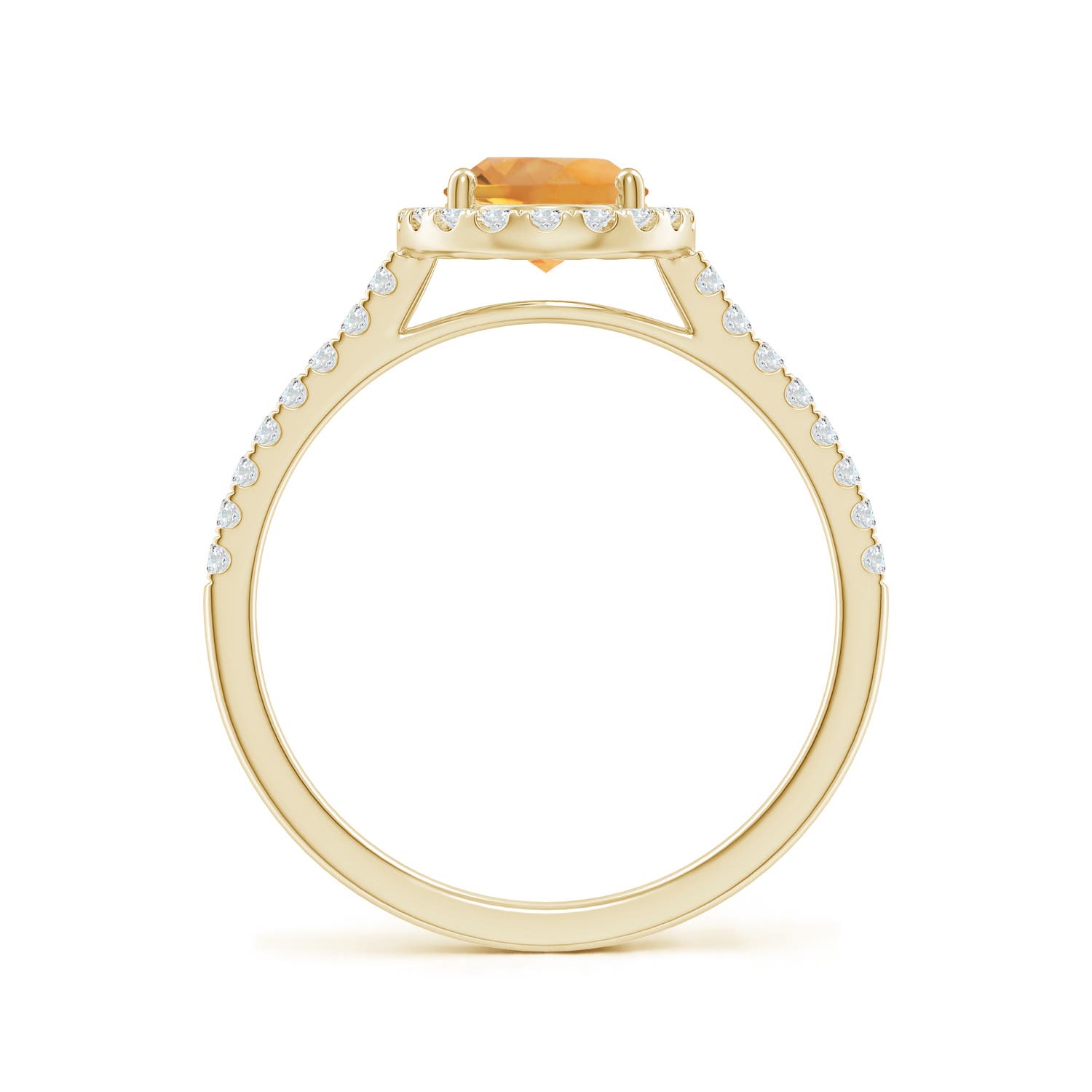 AA - Citrine / 1.44 CT / 14 KT Yellow Gold