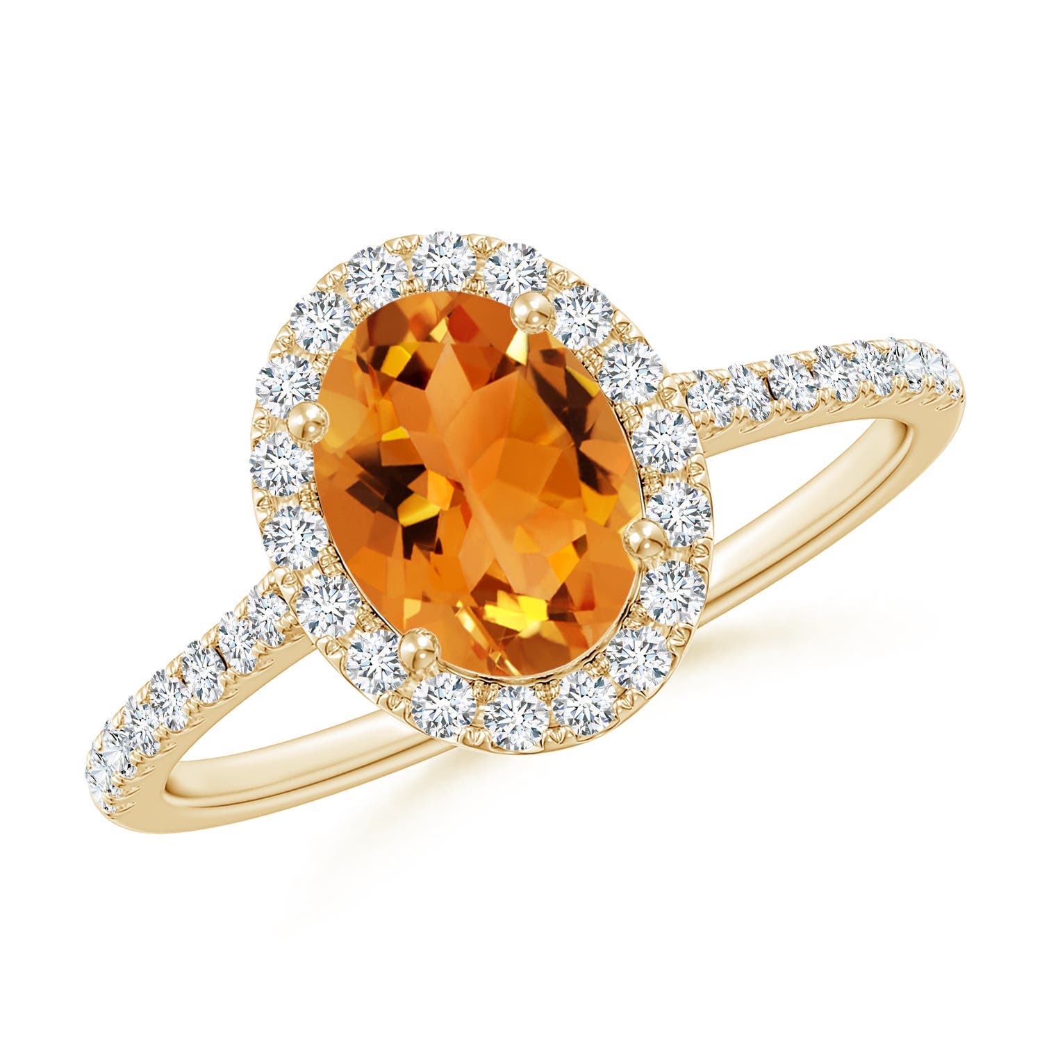 AAA - Citrine / 1.44 CT / 14 KT Yellow Gold