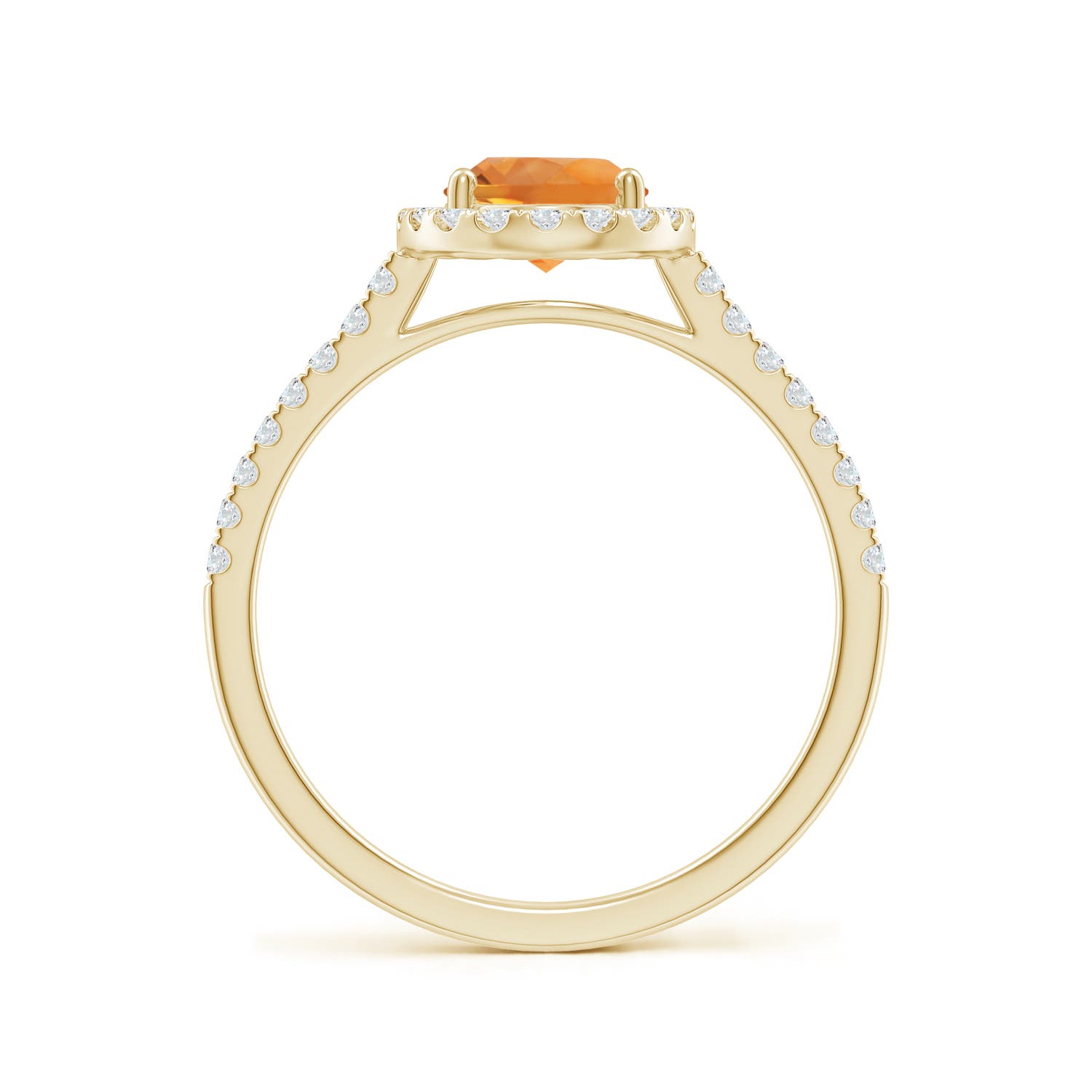 AAA - Citrine / 1.44 CT / 14 KT Yellow Gold