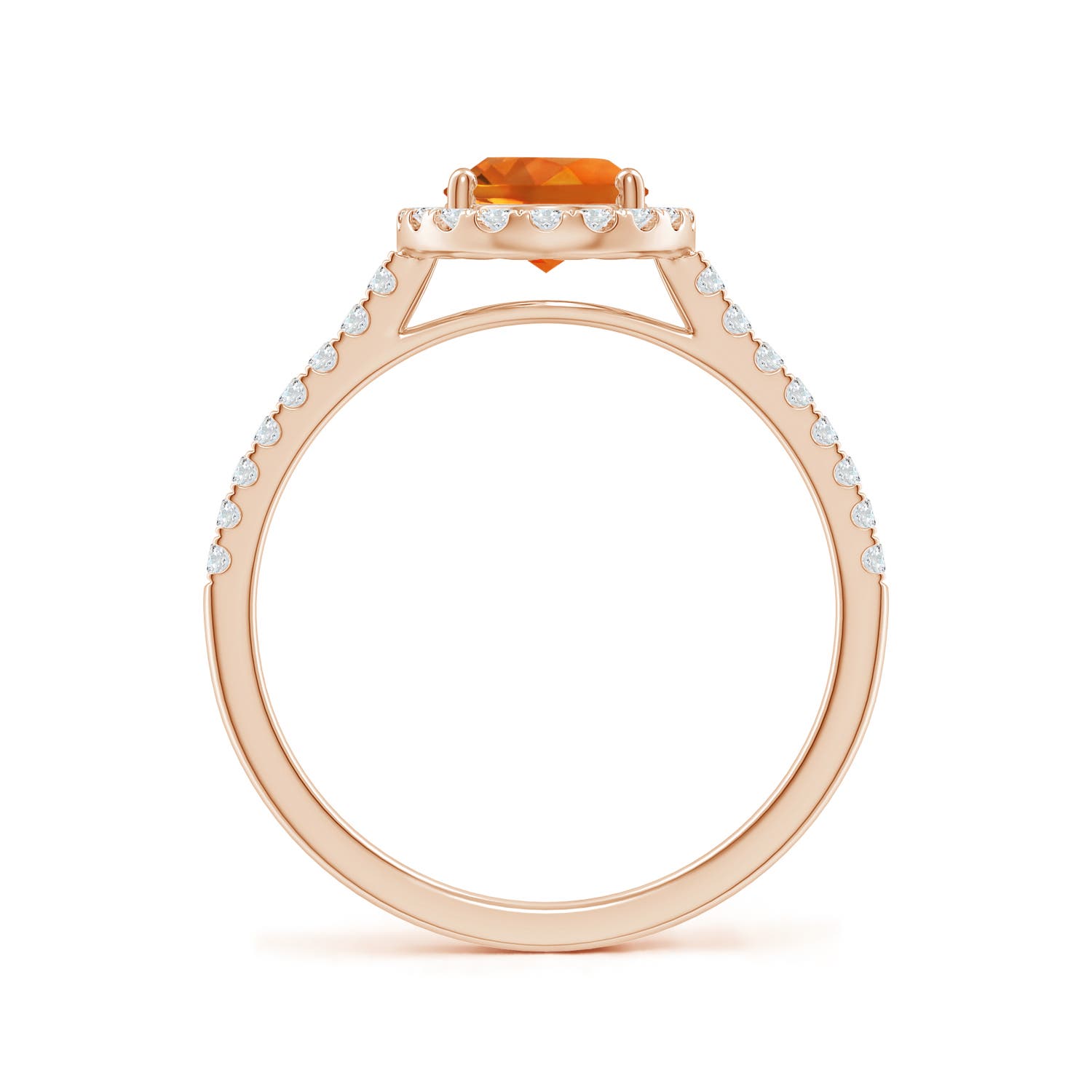 AAAA - Citrine / 1.44 CT / 14 KT Rose Gold