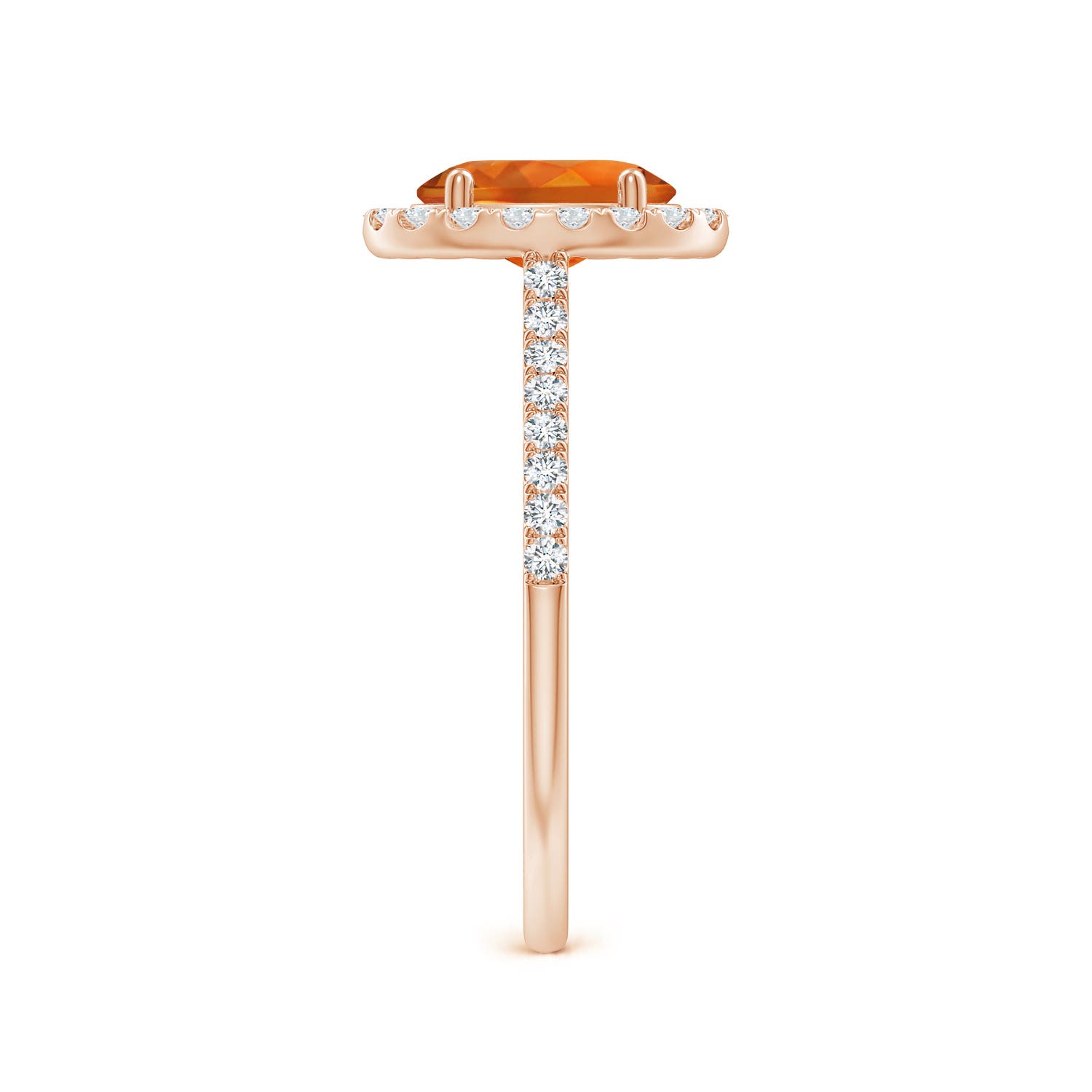 AAAA - Citrine / 1.44 CT / 14 KT Rose Gold