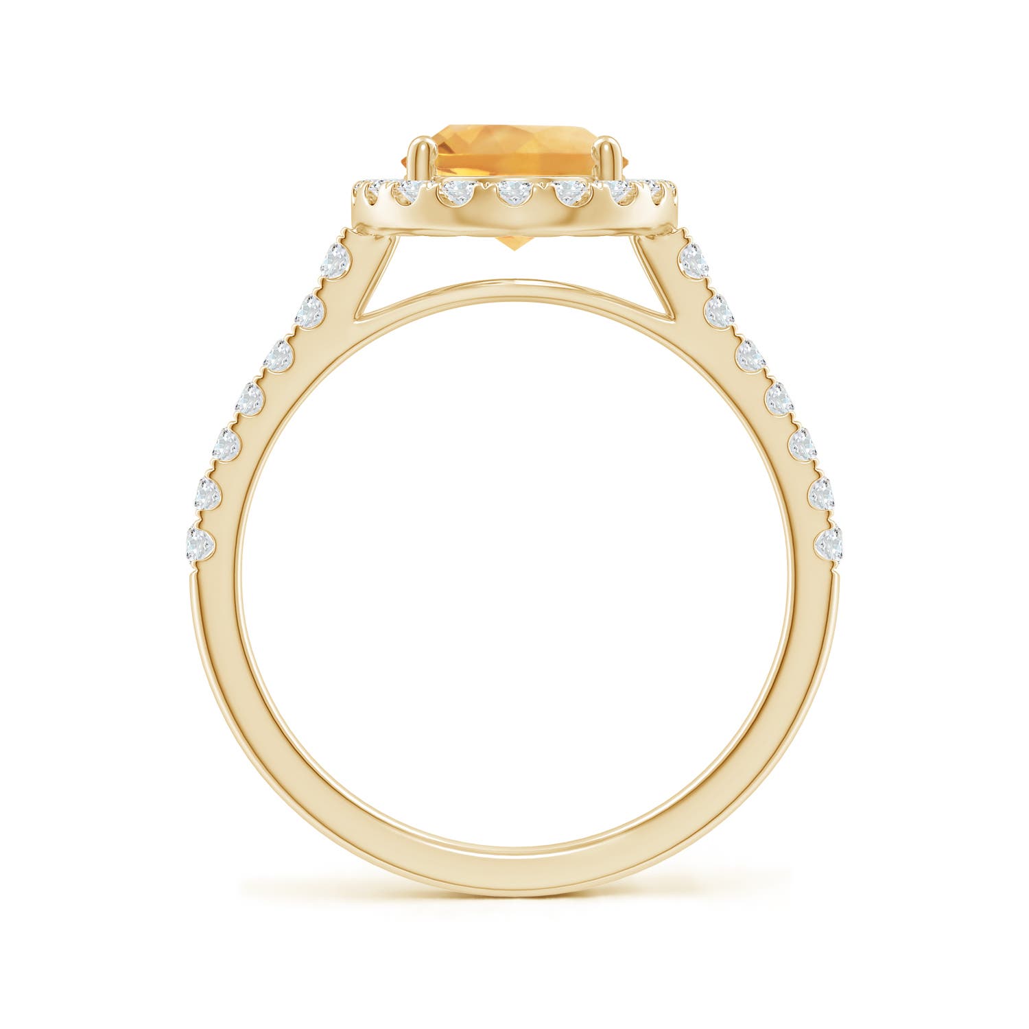 A - Citrine / 2.1 CT / 14 KT Yellow Gold