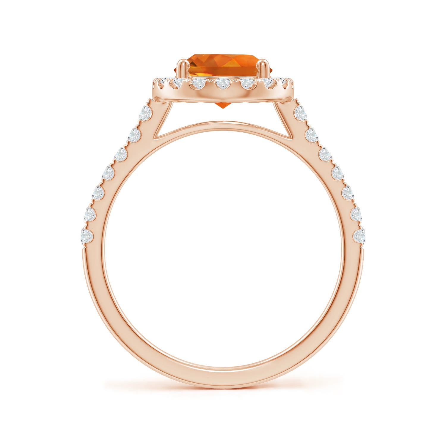 AAAA - Citrine / 2.1 CT / 14 KT Rose Gold