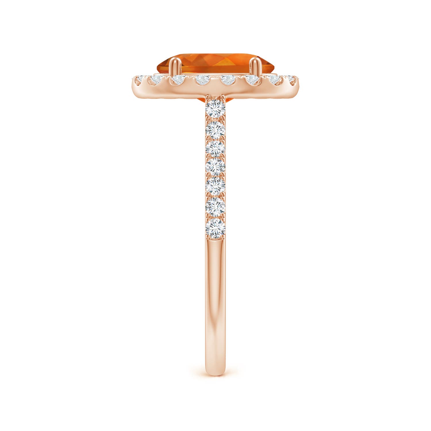 AAAA - Citrine / 2.1 CT / 14 KT Rose Gold