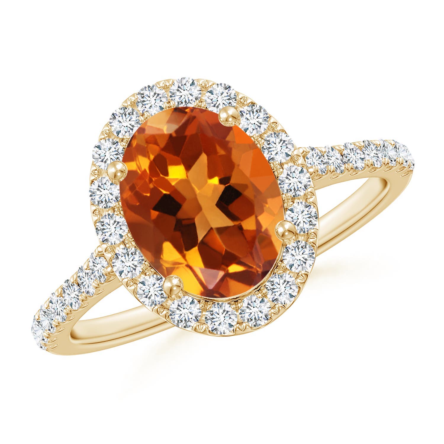 AAAA - Citrine / 2.1 CT / 14 KT Yellow Gold