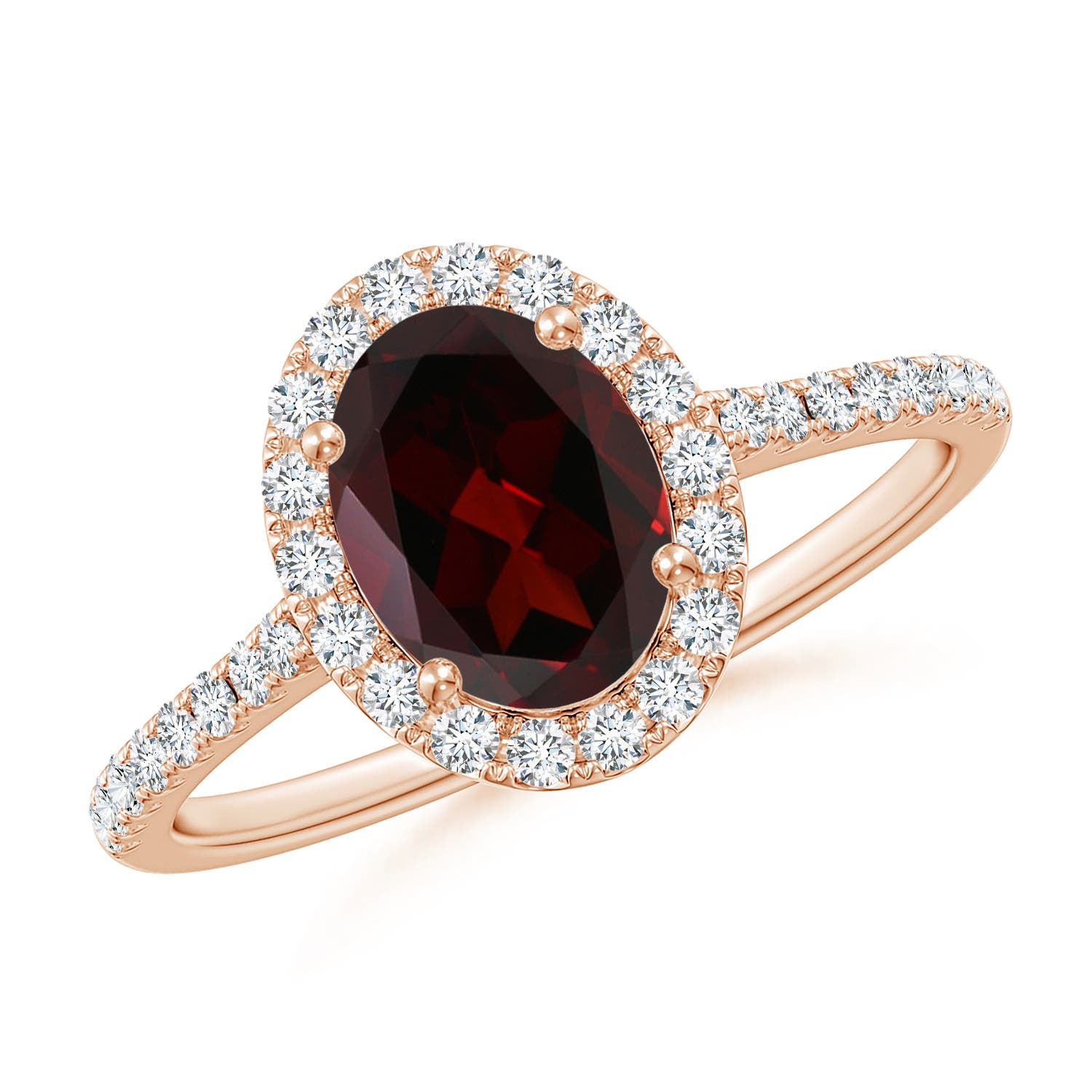 A - Garnet / 1.79 CT / 14 KT Rose Gold