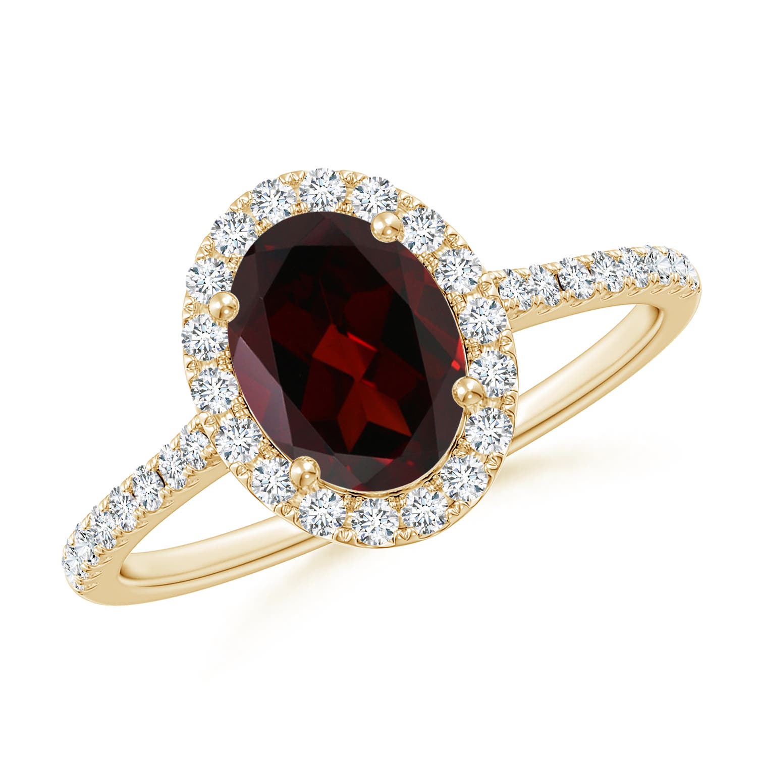 A - Garnet / 1.79 CT / 14 KT Yellow Gold