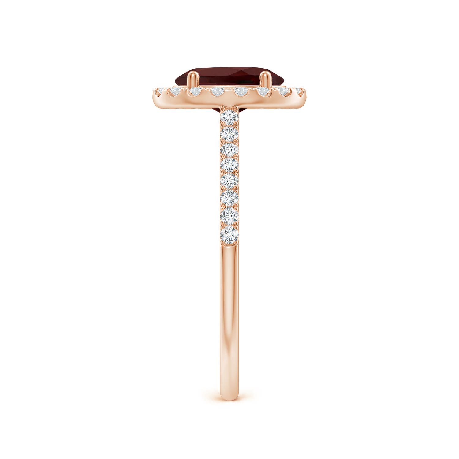 AA - Garnet / 1.79 CT / 14 KT Rose Gold