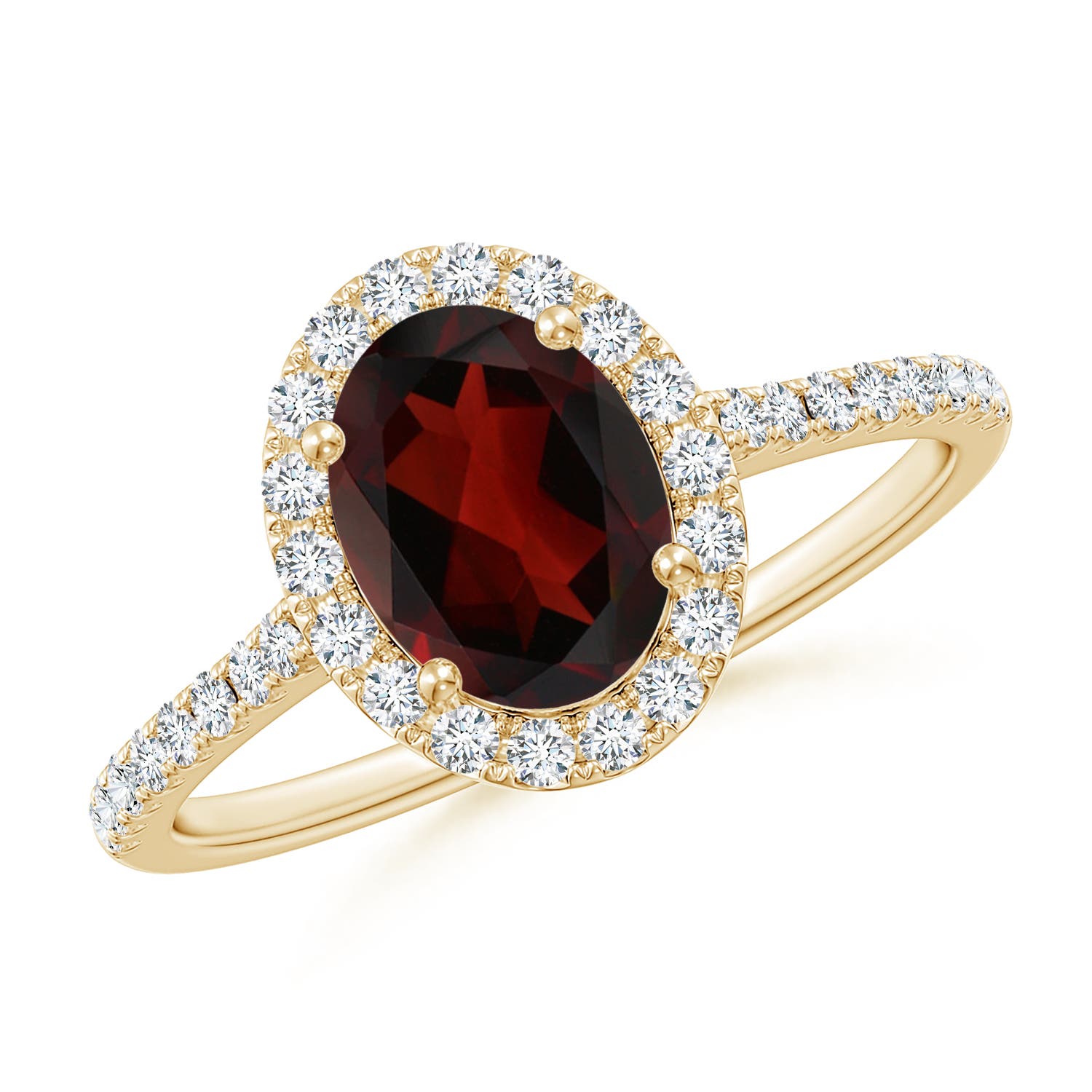 AA - Garnet / 1.79 CT / 14 KT Yellow Gold