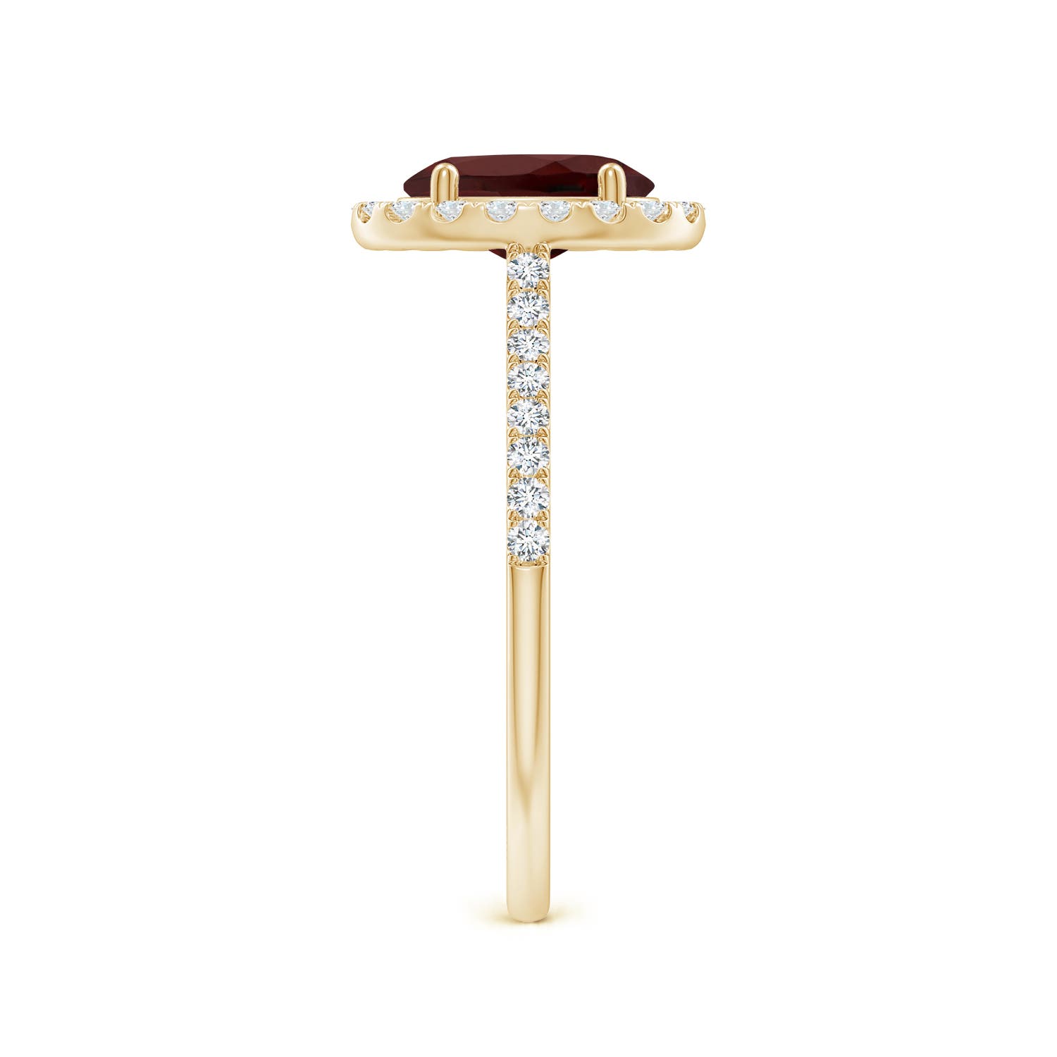 AA - Garnet / 1.79 CT / 14 KT Yellow Gold