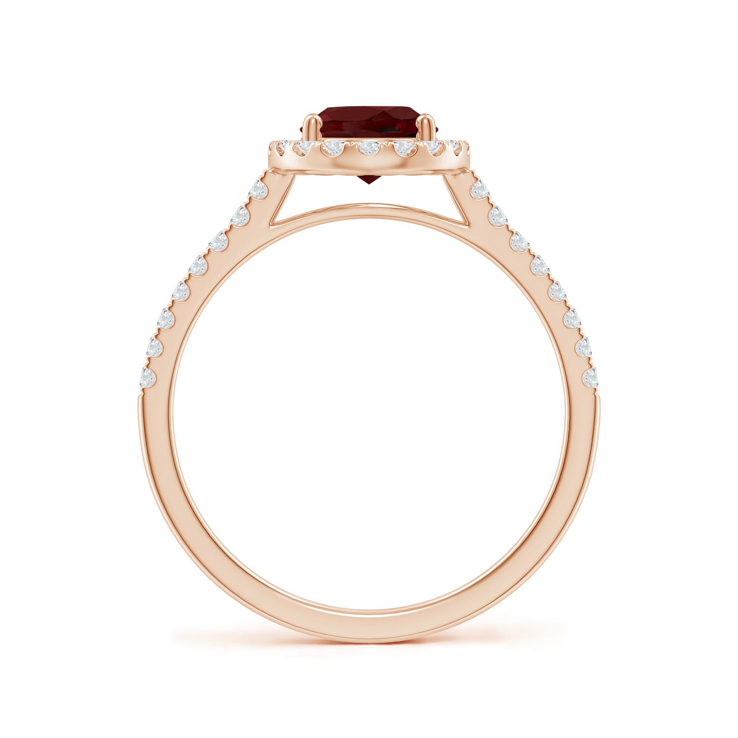 AAA - Garnet / 1.79 CT / 14 KT Rose Gold