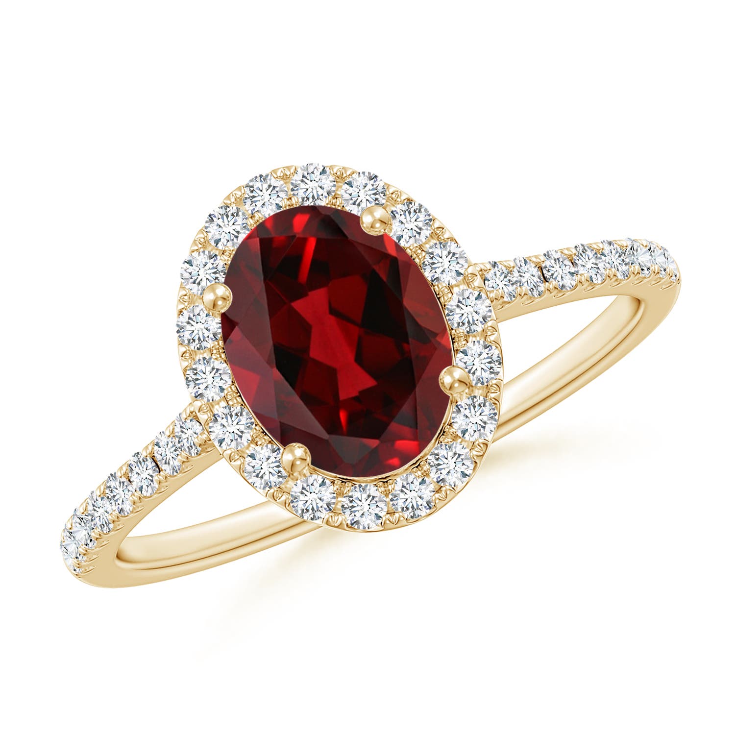 AAAA - Garnet / 1.79 CT / 14 KT Yellow Gold