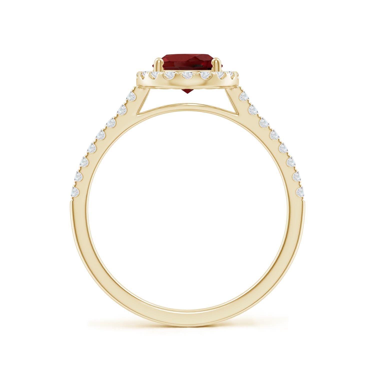 AAAA - Garnet / 1.79 CT / 14 KT Yellow Gold