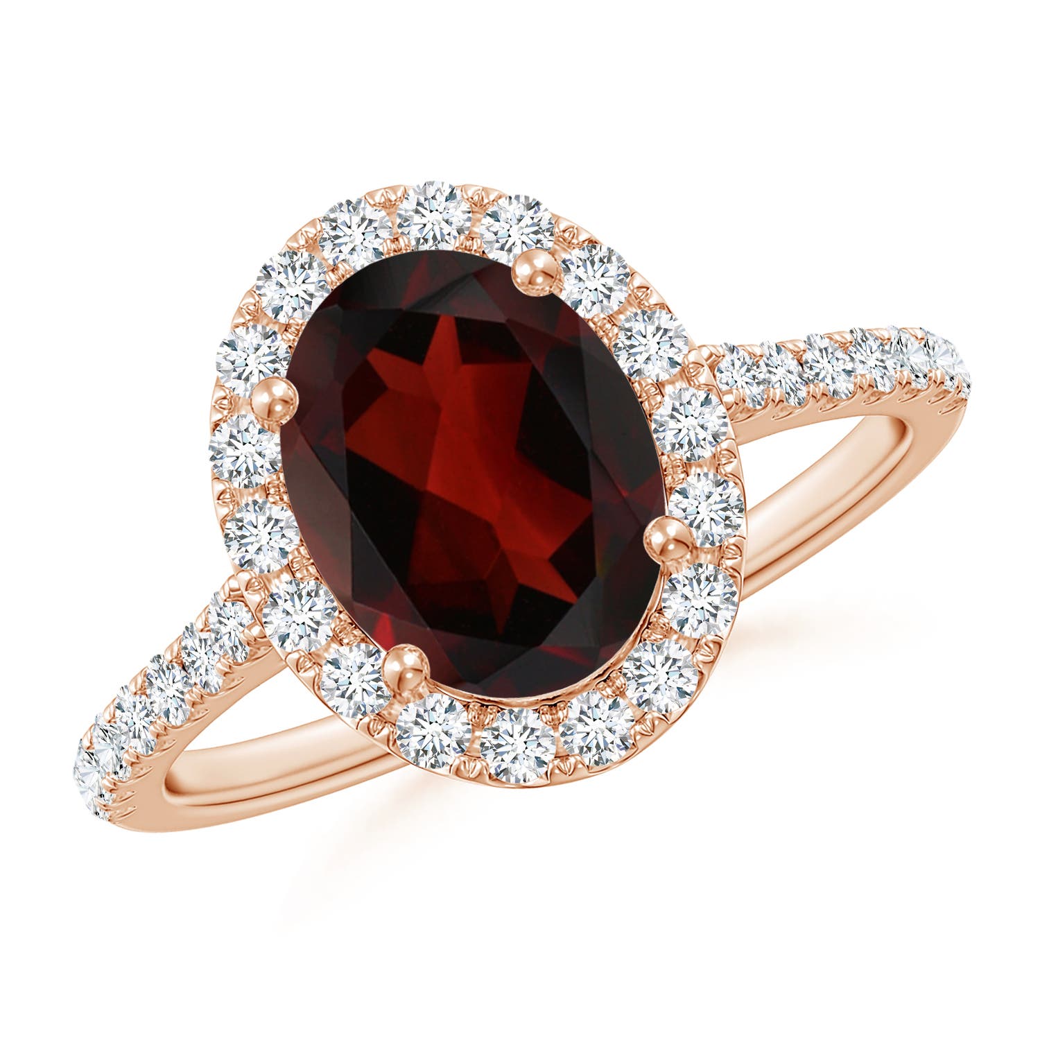 AA - Garnet / 2.45 CT / 14 KT Rose Gold