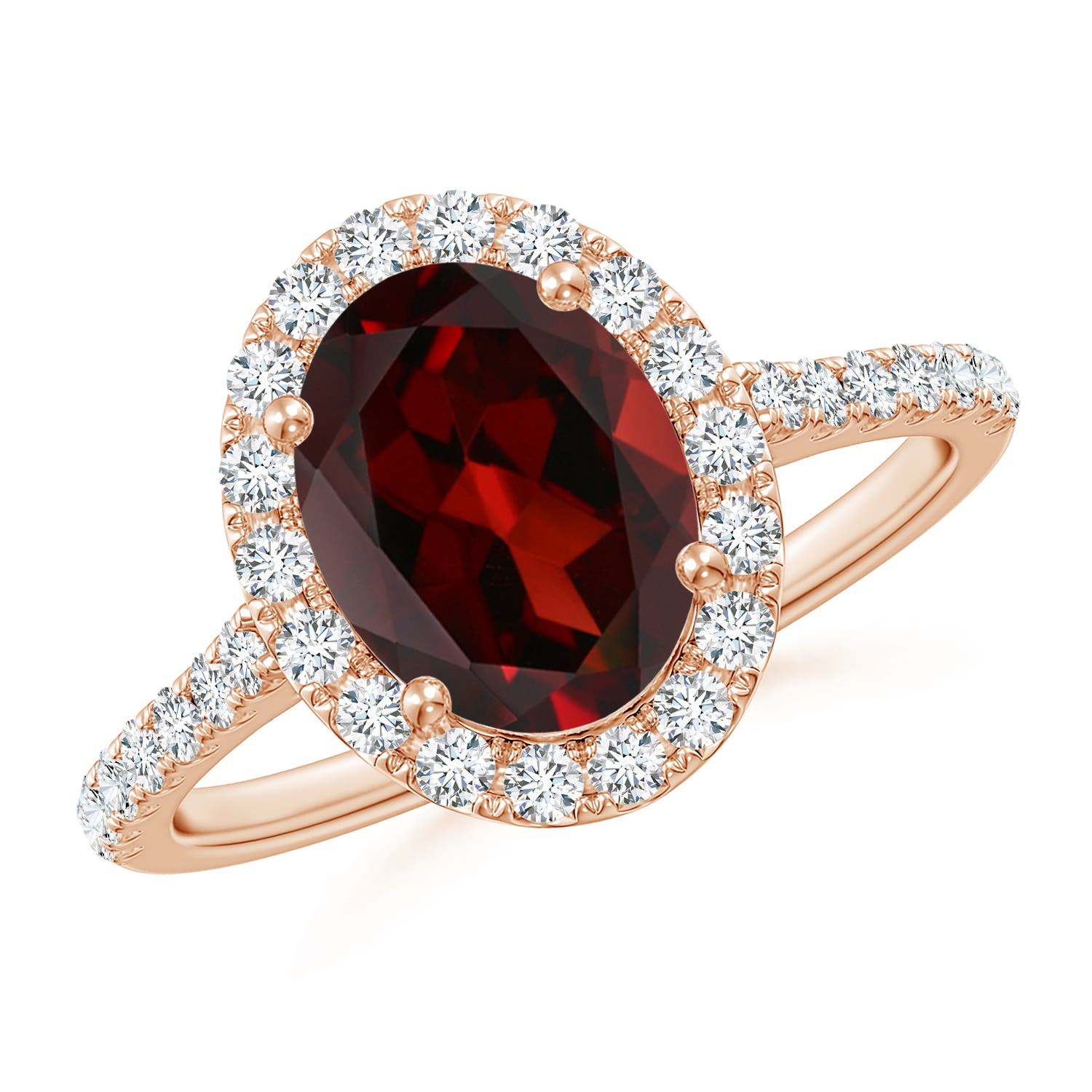 AAA - Garnet / 2.45 CT / 14 KT Rose Gold