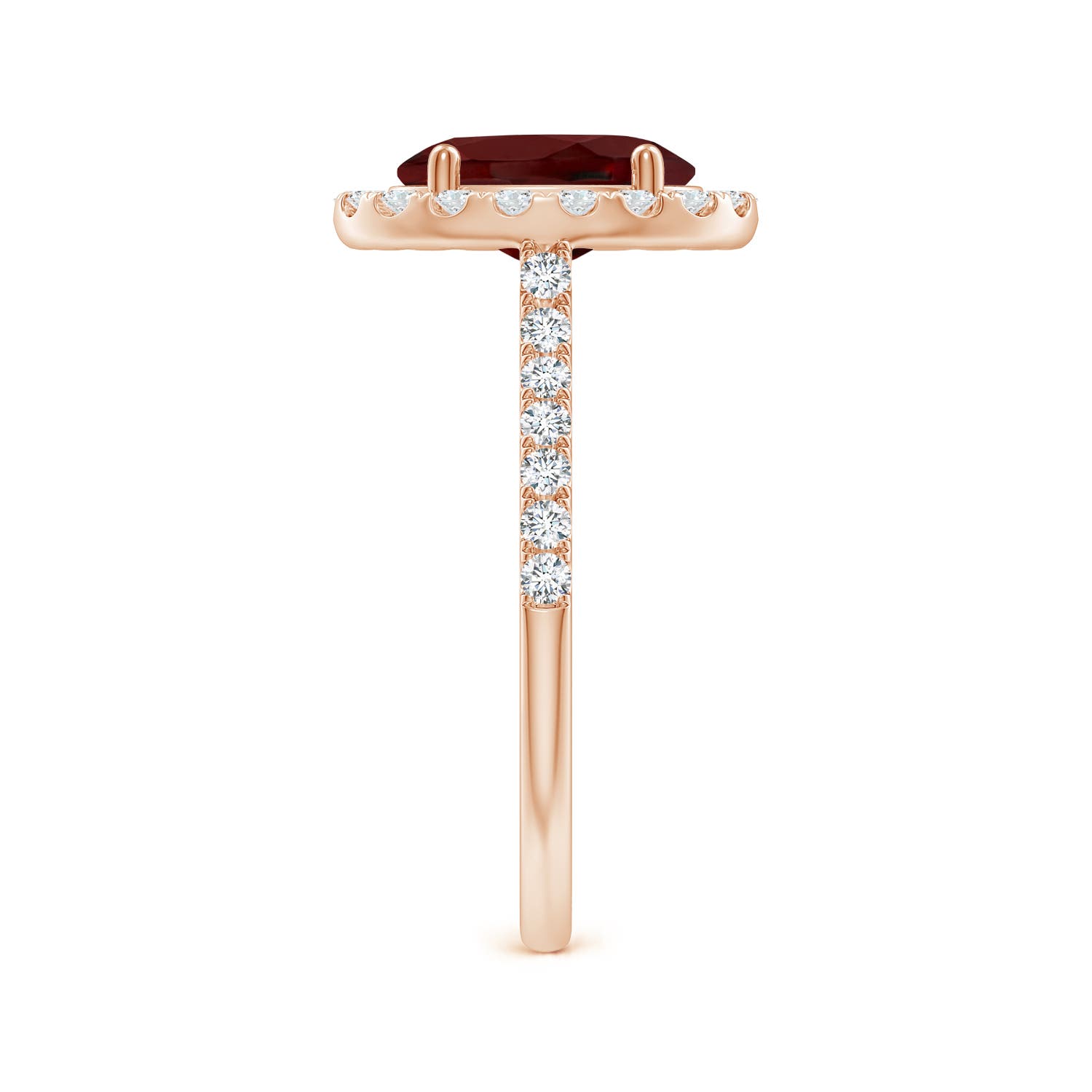 AAA - Garnet / 2.45 CT / 14 KT Rose Gold