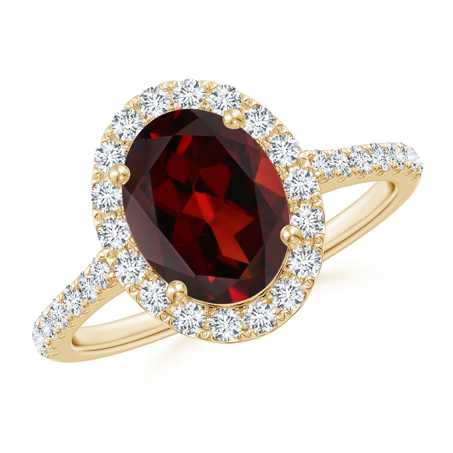 AAA - Garnet / 2.45 CT / 14 KT Yellow Gold