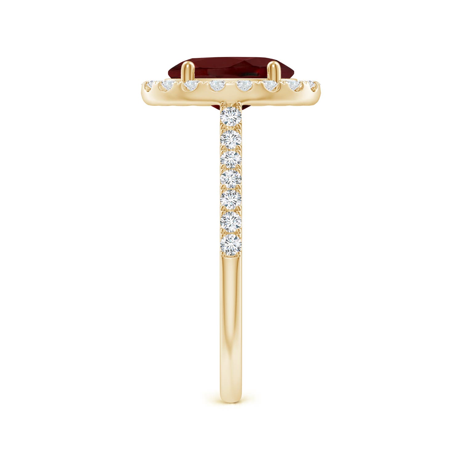 AAA - Garnet / 2.45 CT / 14 KT Yellow Gold