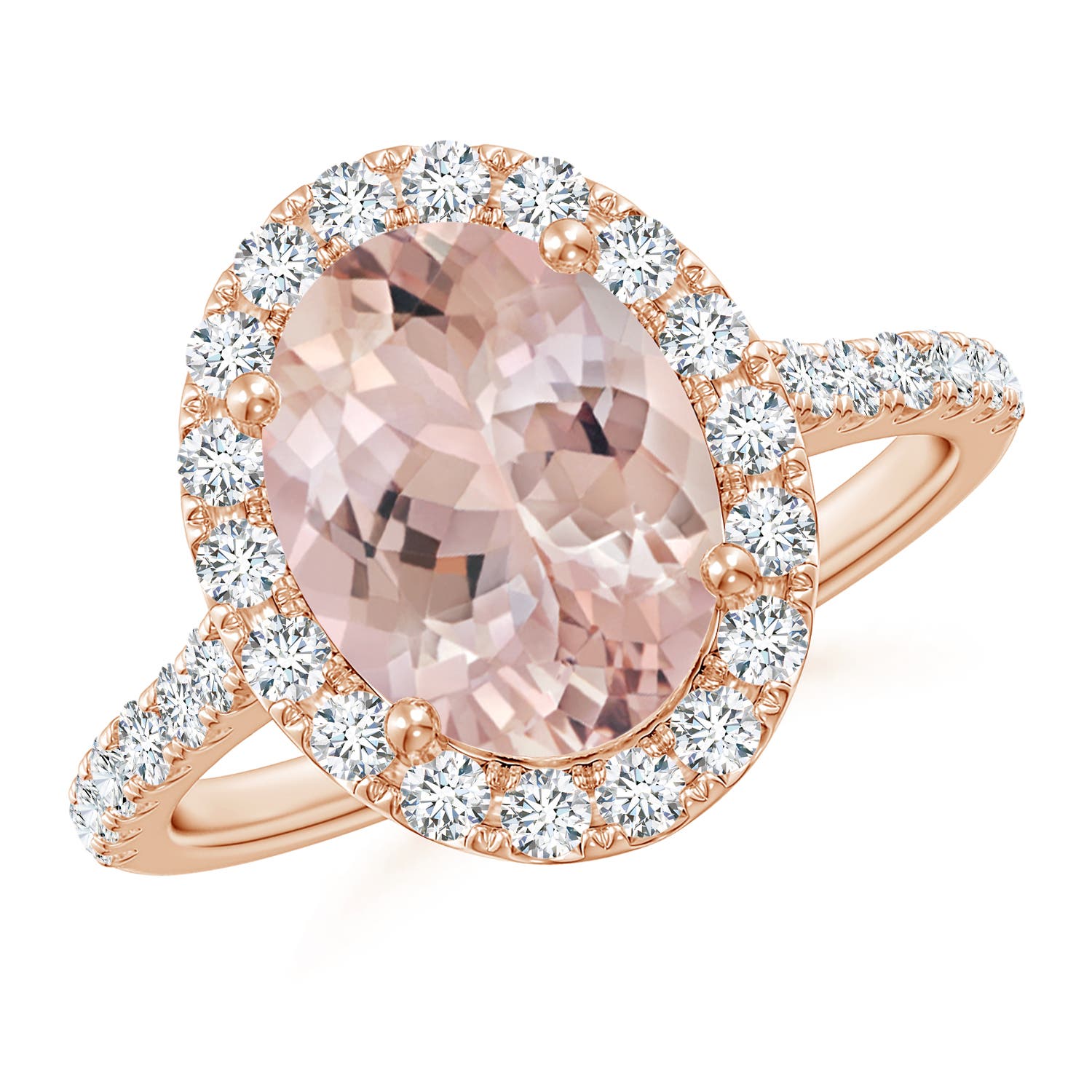 AA - Morganite / 3.13 CT / 14 KT Rose Gold