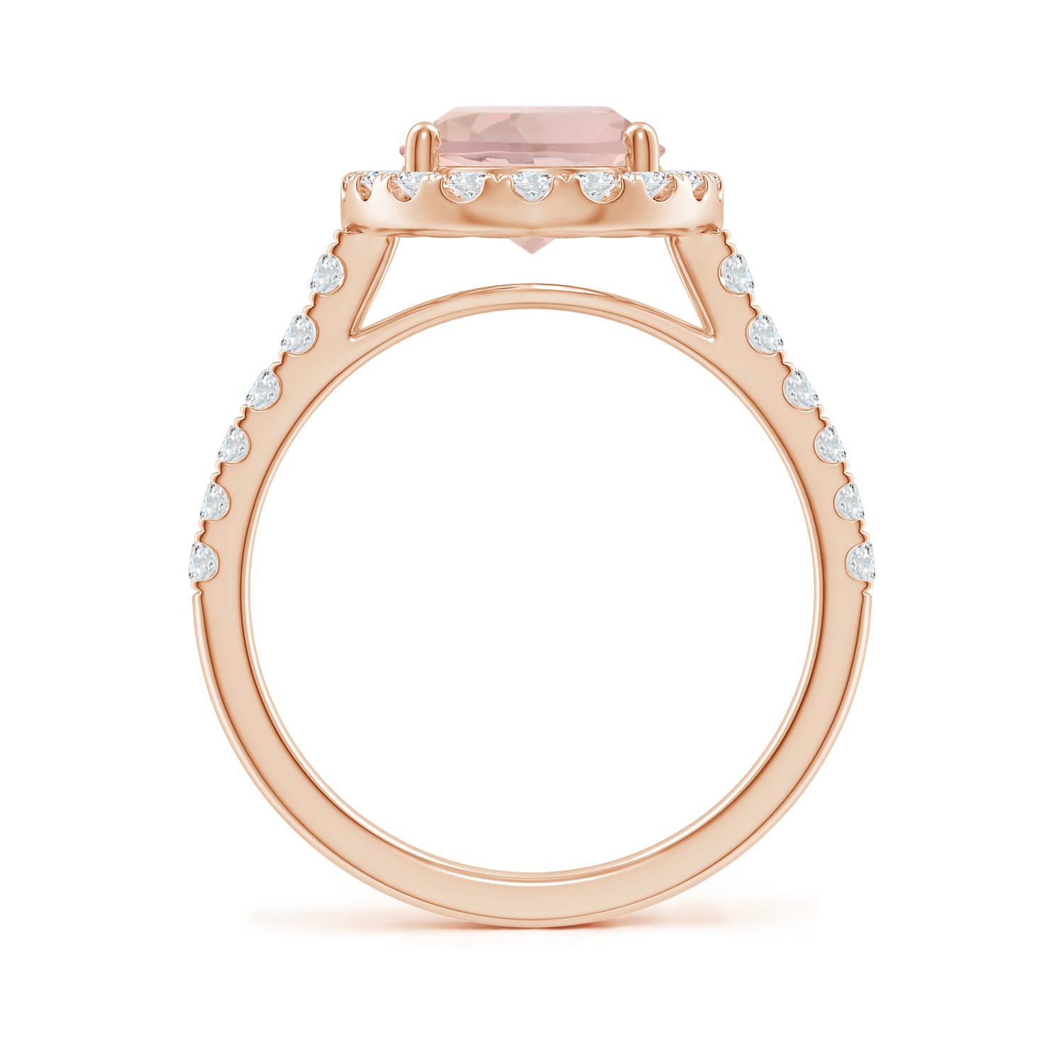 AA - Morganite / 3.13 CT / 14 KT Rose Gold