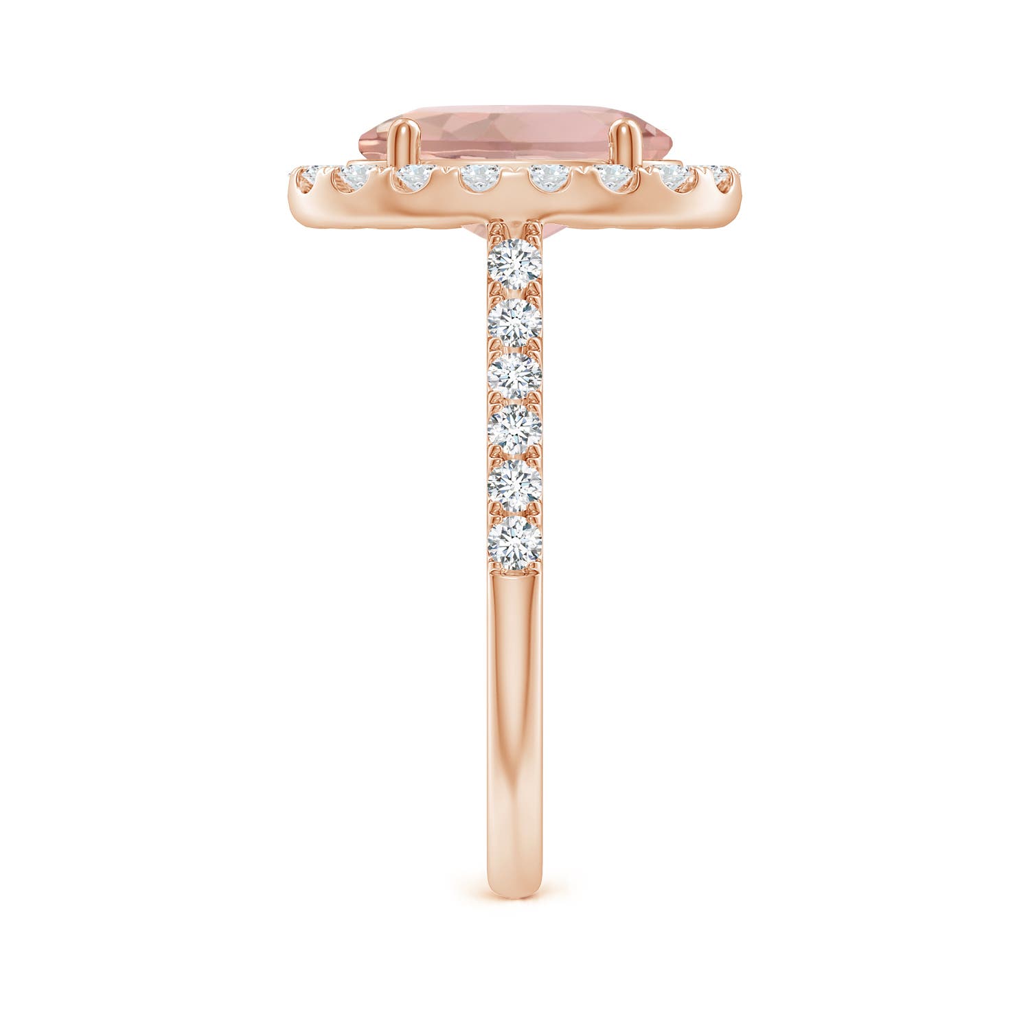 AAA - Morganite / 3.13 CT / 14 KT Rose Gold